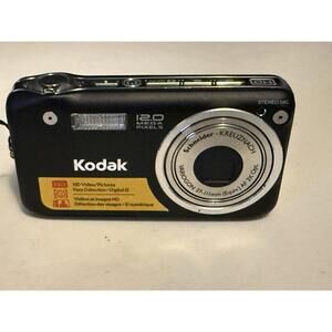 Kodak EasyShare V1253 12.0MP Camera - Black - Works With Issues, Selling For Par